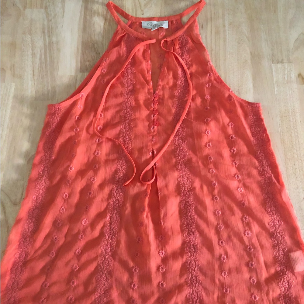 Olive & Oak Orange Tank Top